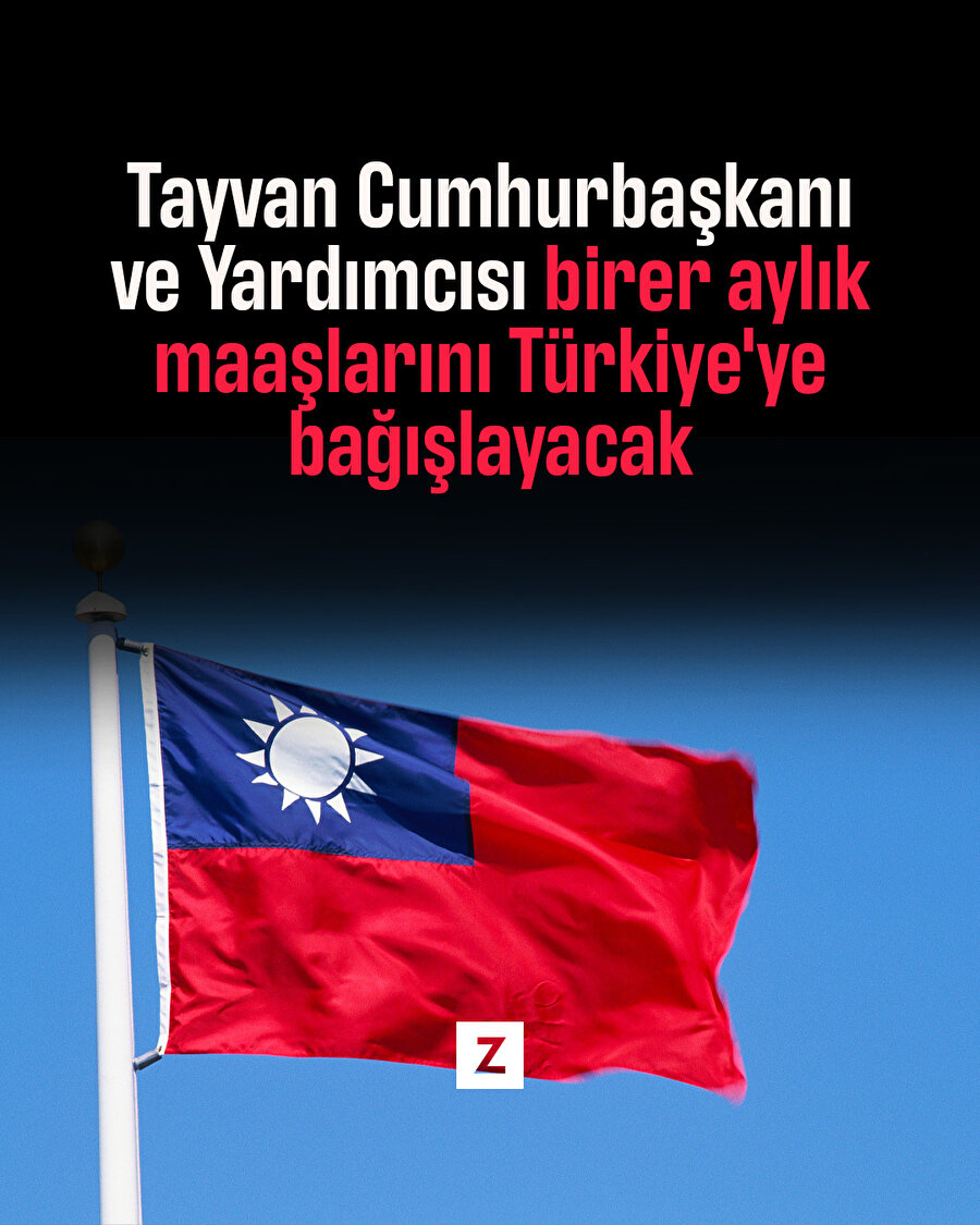 Tayvan Cumhurbaşkanı ve Yardımcısı maaşlarını Türkiye'deki depremzedelere bağışlayacak 