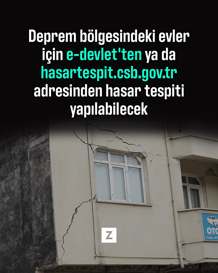 Bakan Kurum açıkladı: Hasar tespit sitesi devrede