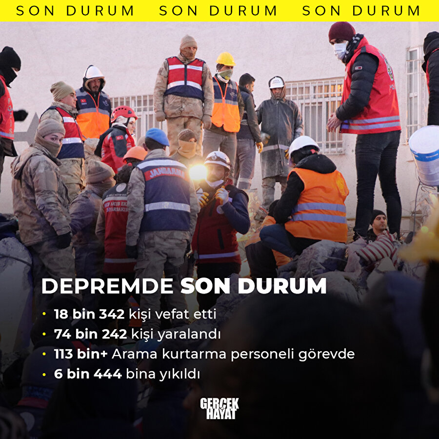 Depremde son durum