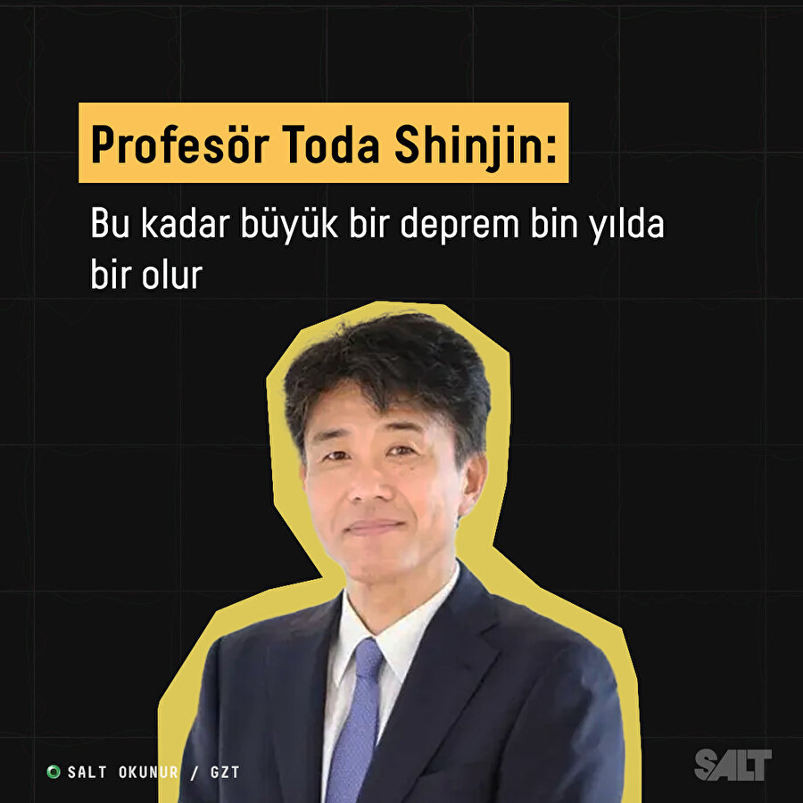  Profesör Toda Shinjin: Böylesi Bin Yılda Bir Yaşanır