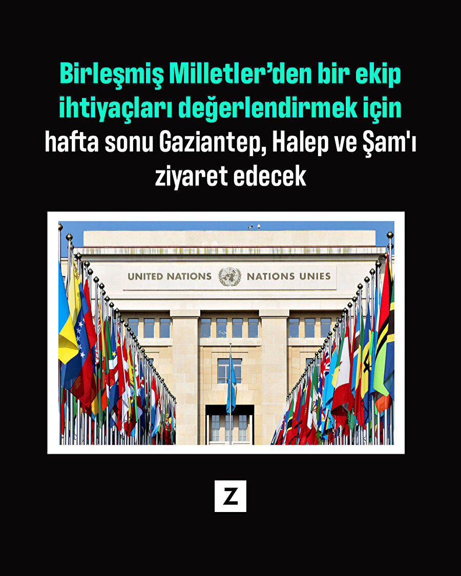 BM, afet bölgesinin ihtiyaçlarını tespit etmek için ziyarette bulunacak