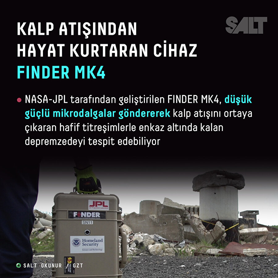 Kalp atışından hayat kurtaran cihaz: FINDER MK4