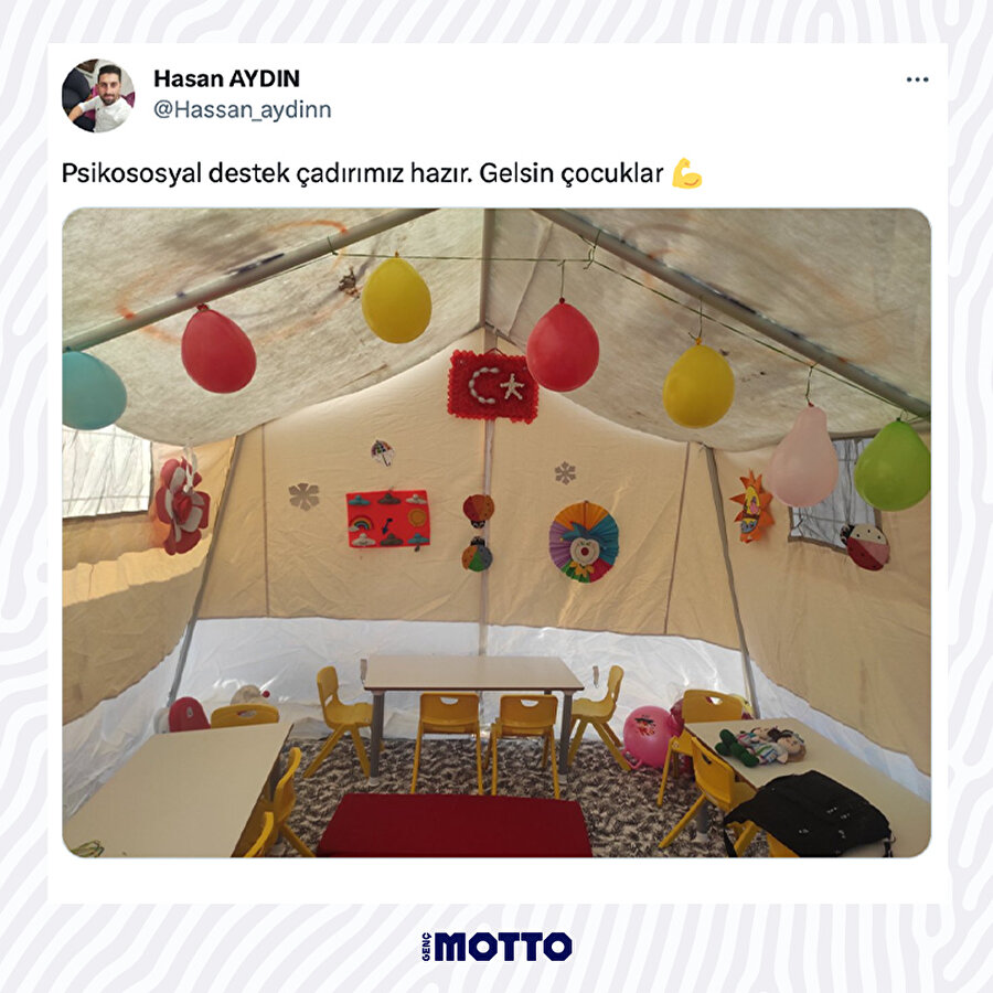 Psikososyal destek çadırı