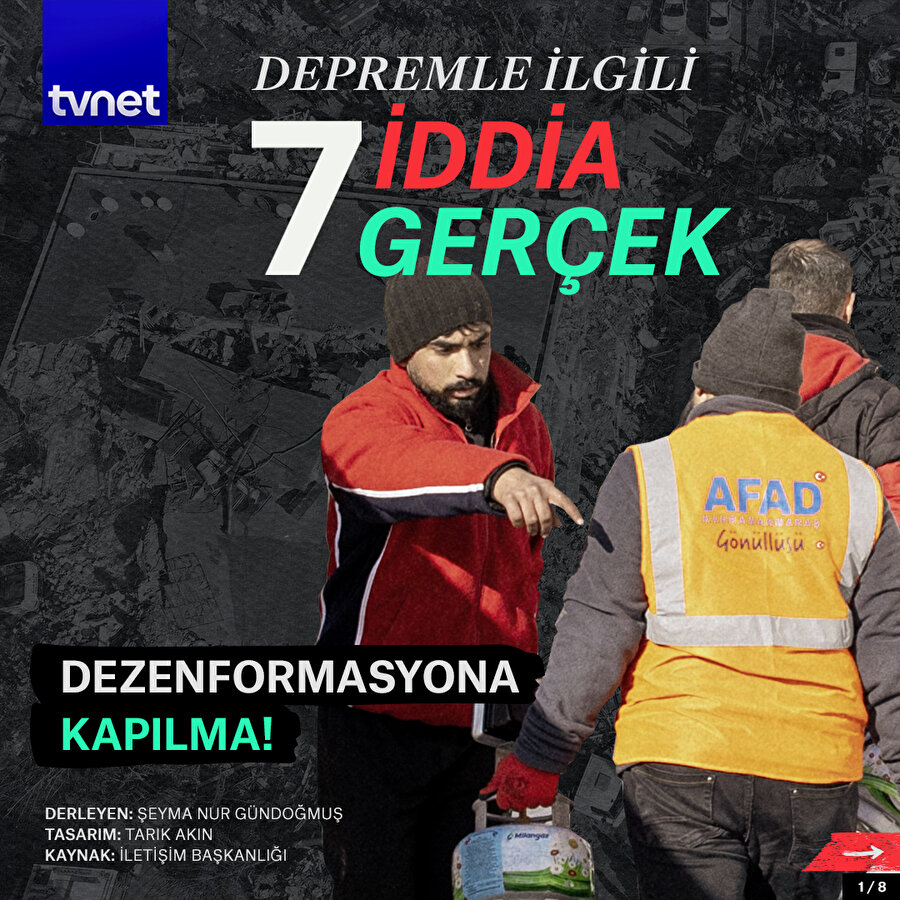 Depremle ilgili 7 iddia ve gerçek
