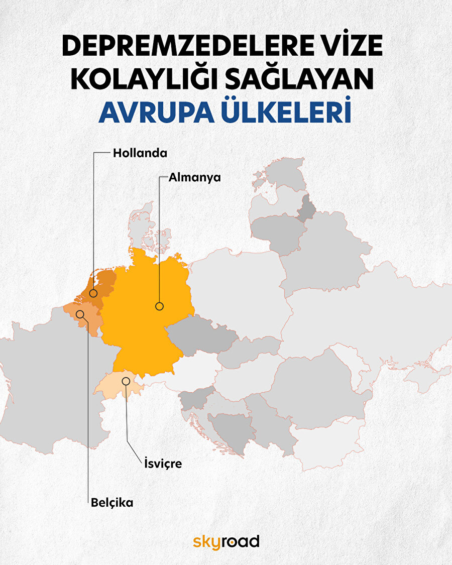 Depremzedelere vize kolaylığı sağlayan Avrupa ülkeleri ❗