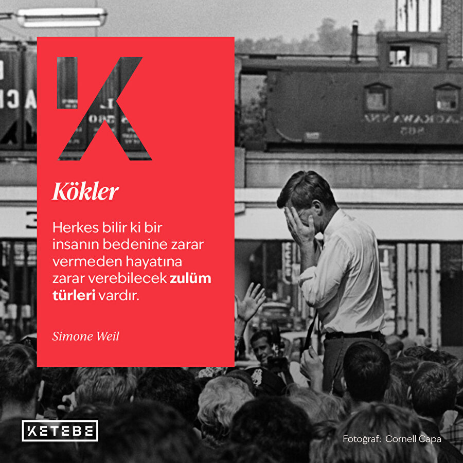 İnsan ruhunun gıdaları ve kökler