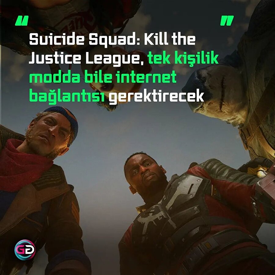Suicide Squad: Kill the Justice League, internet bağlantısı gerektirecek