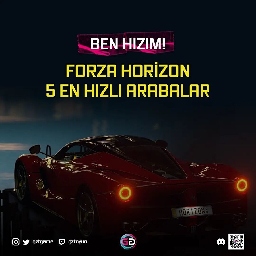 Forza Horizon 5 En Hızlı Arabalar