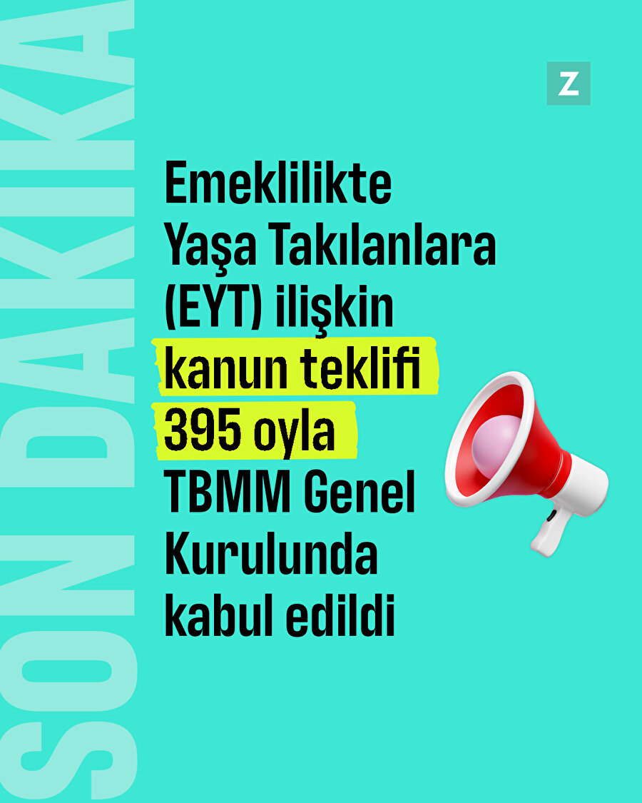 EYT düzenlemesi TBMM Genel Kurulunda kabul edildi