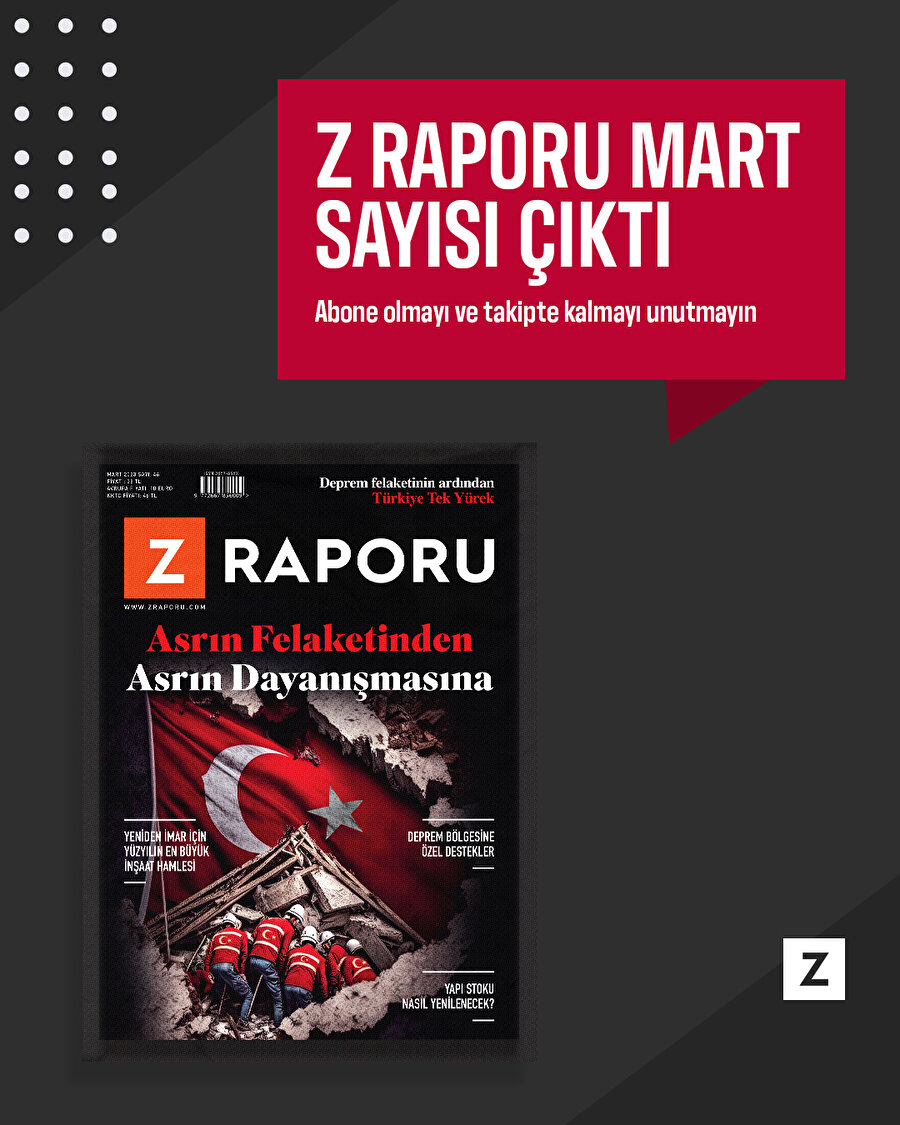 Z Raporu Mart sayısı çıktı