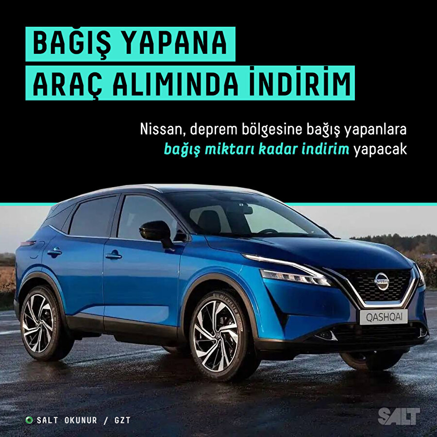 Nissan'dan deprem bağışı yapana indirim