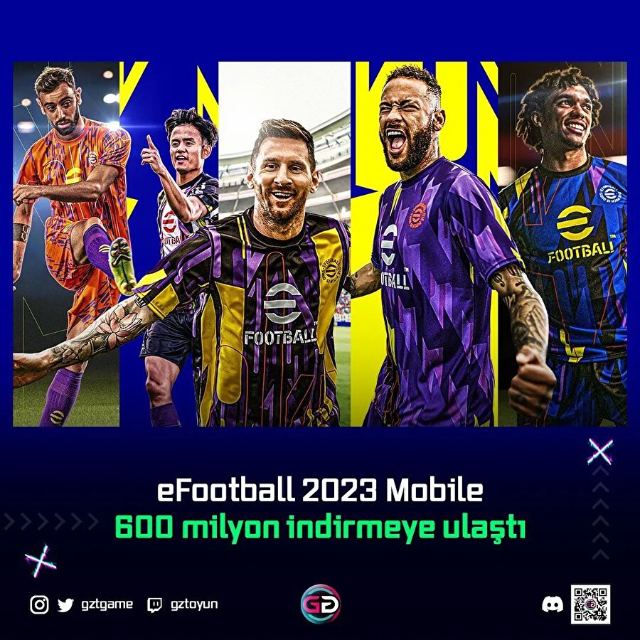 eFootball 2023 Mobile 600 milyon indirmeye ulaştı