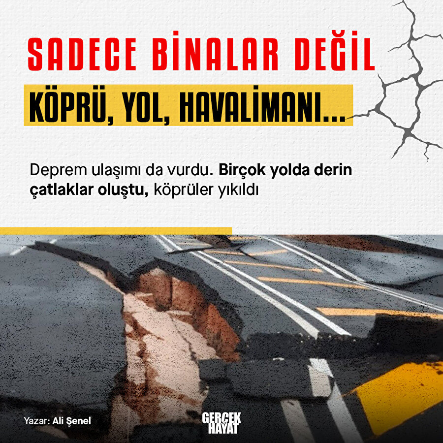 Deprem ulaşımı da vurdu