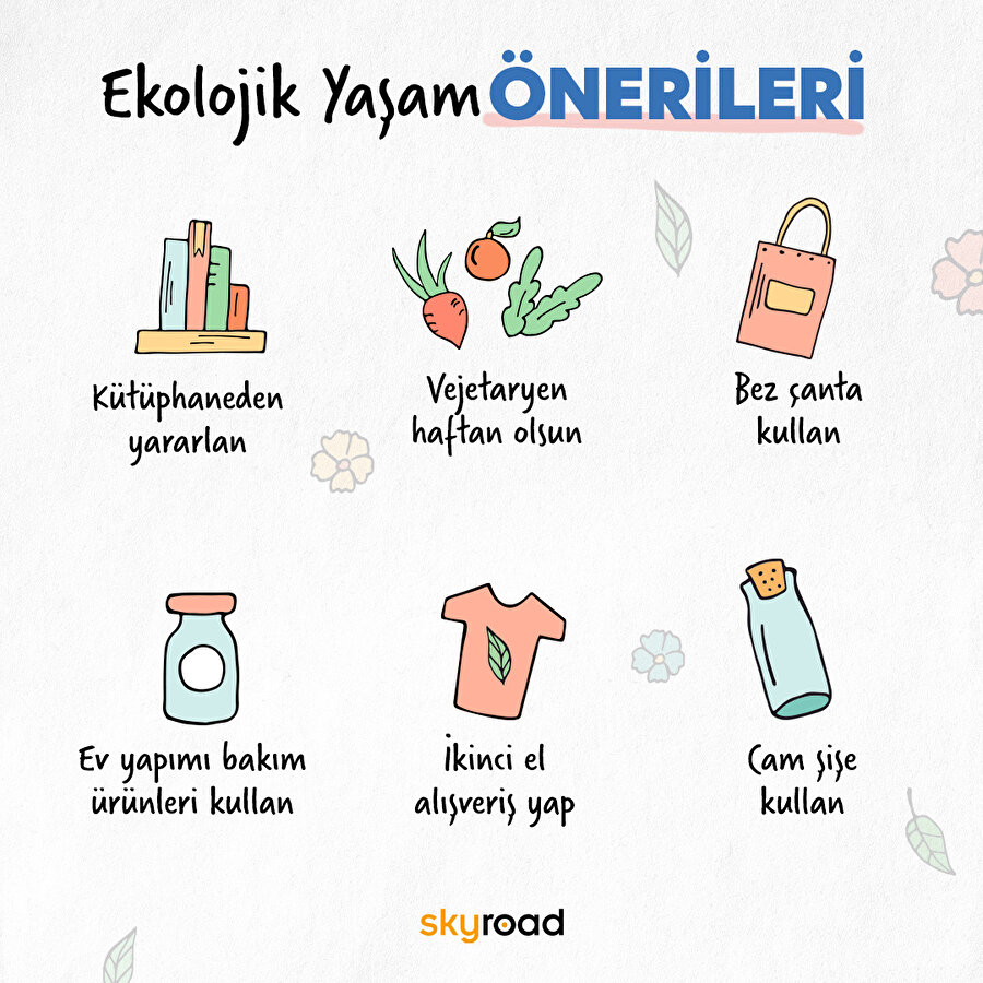 Ekolojik yaşam önerileri 🙌