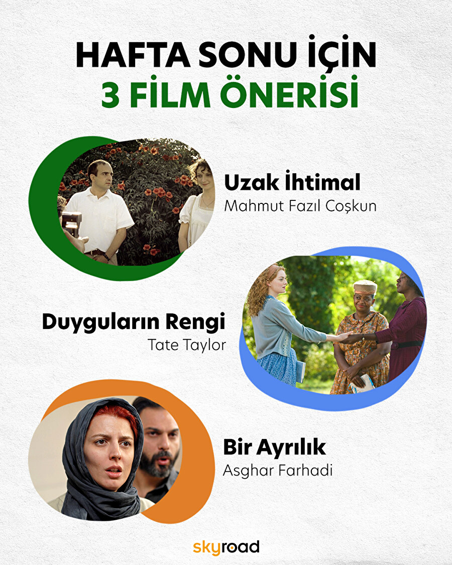 Hafta Sonu Için 3 Film önerisi 🎬