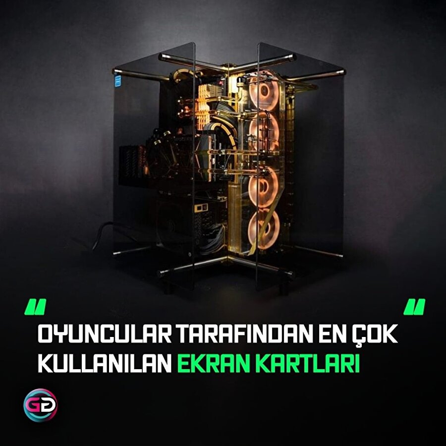 Oyuncular tarafından en çok kulanılan ekran kartları