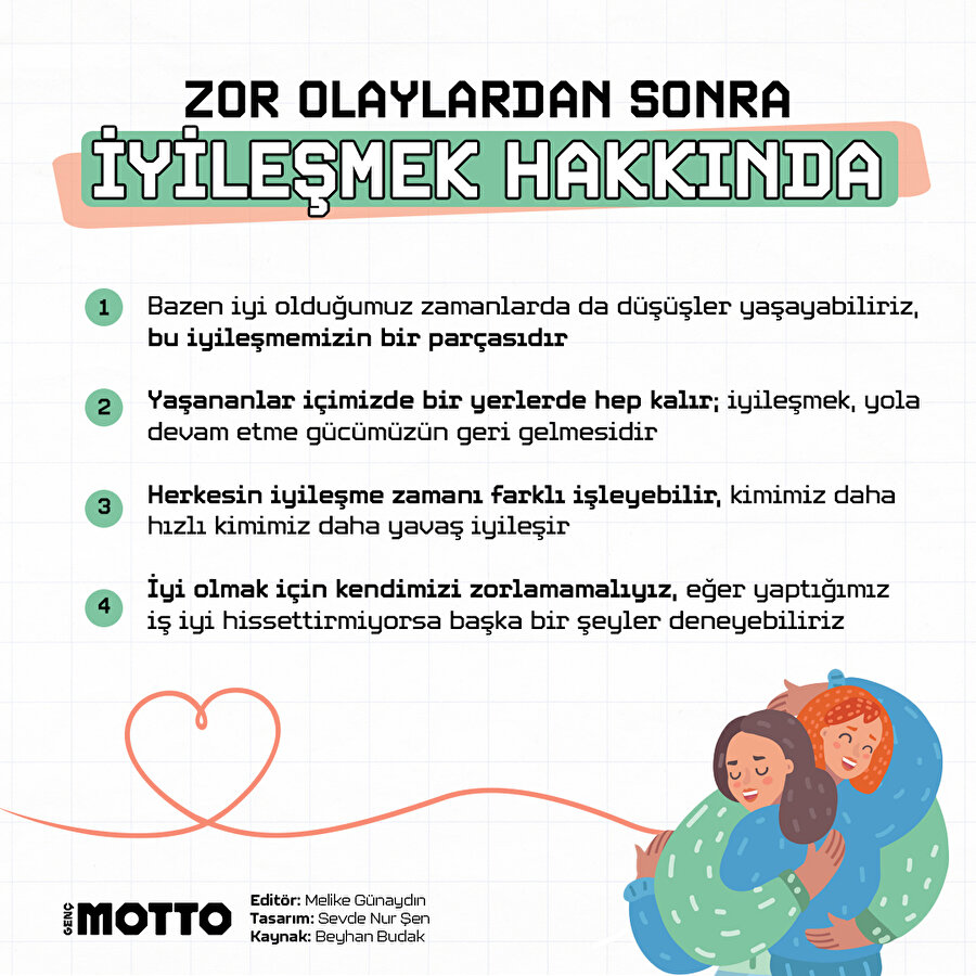 Zor olaylardan sonra iyileşmek
