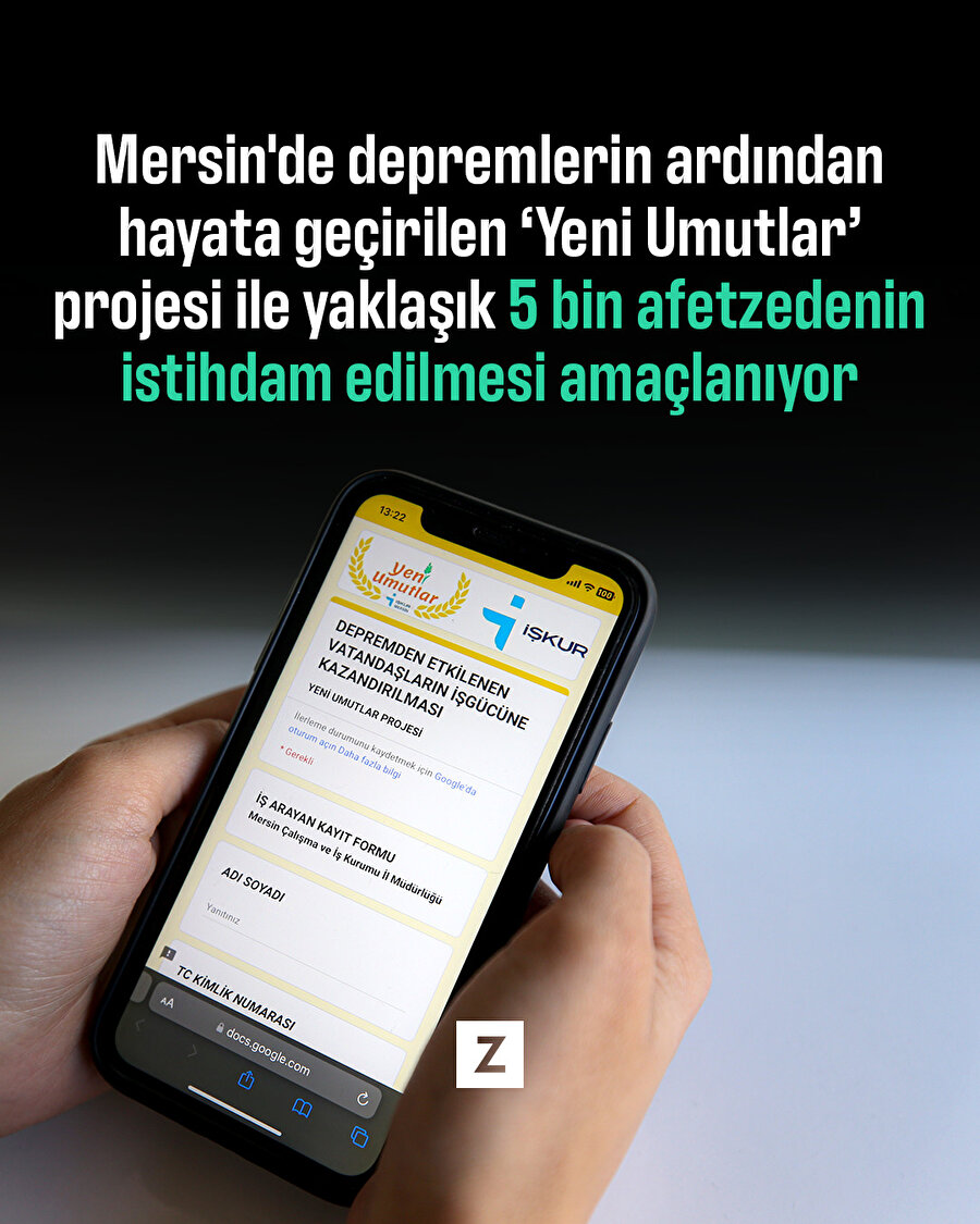 Depremzedeler 'Yeni Umutlar' projesi ile iş sahibi oluyor
