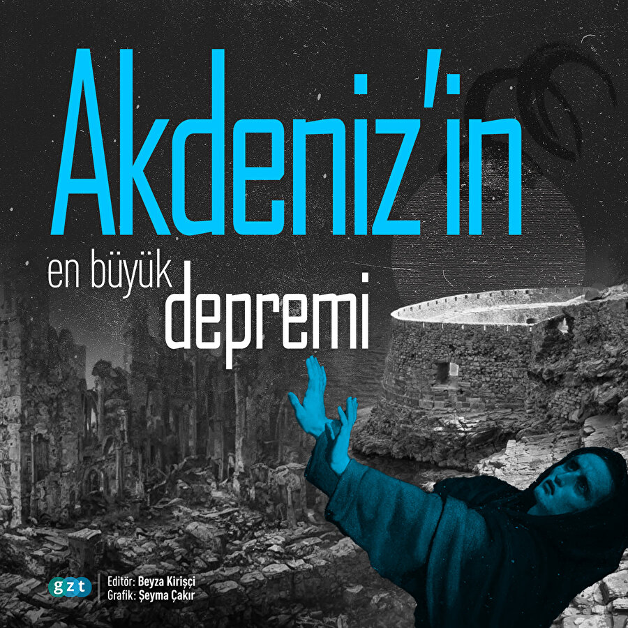 Akdeniz kıyılarını yerle bir eden deprem