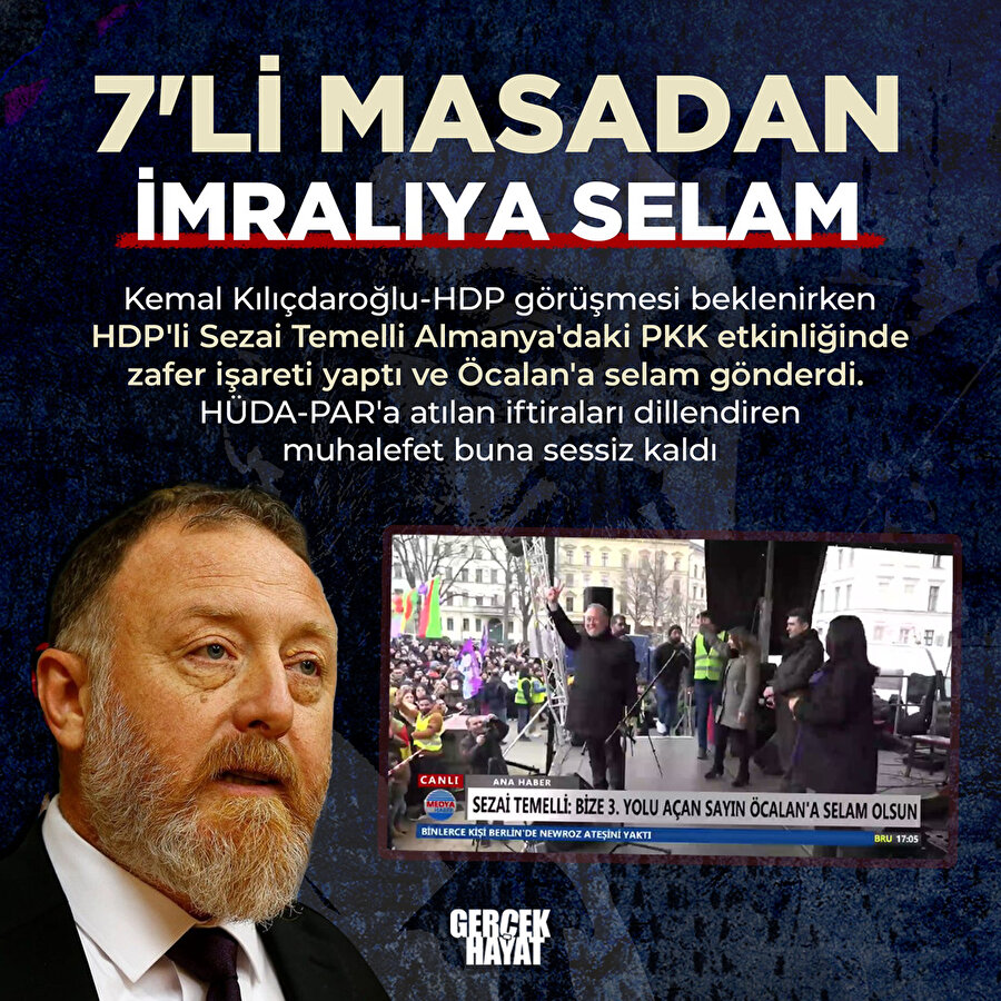 Kılıçdaroğlu'nun ittifakında terörist Öcalan sevgisi