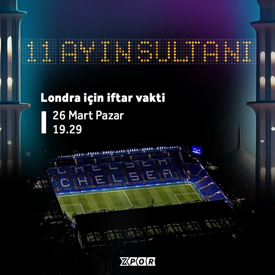 Londra için iftar vakti