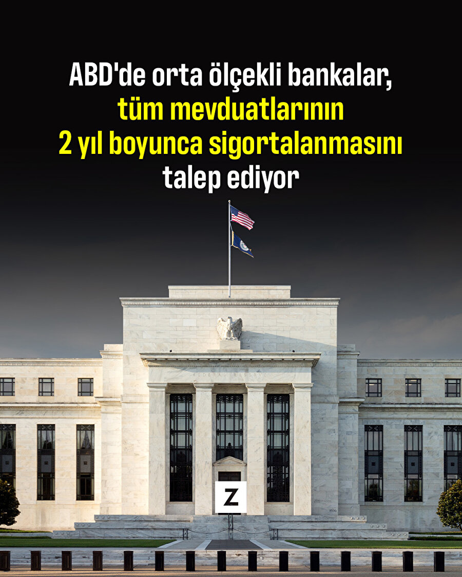 ABD'de orta ölçekli bankalar mevduatlarının sigortalanmasını talep ediyor