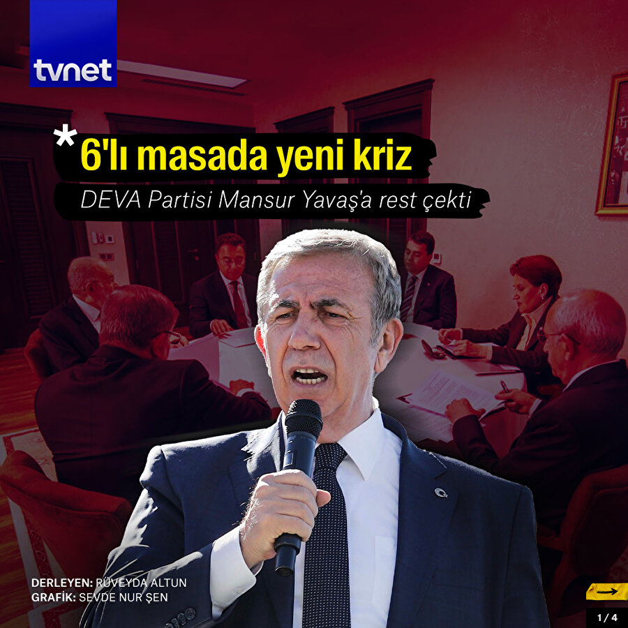 Yavaş’ın sözleri masada krize yol açtı