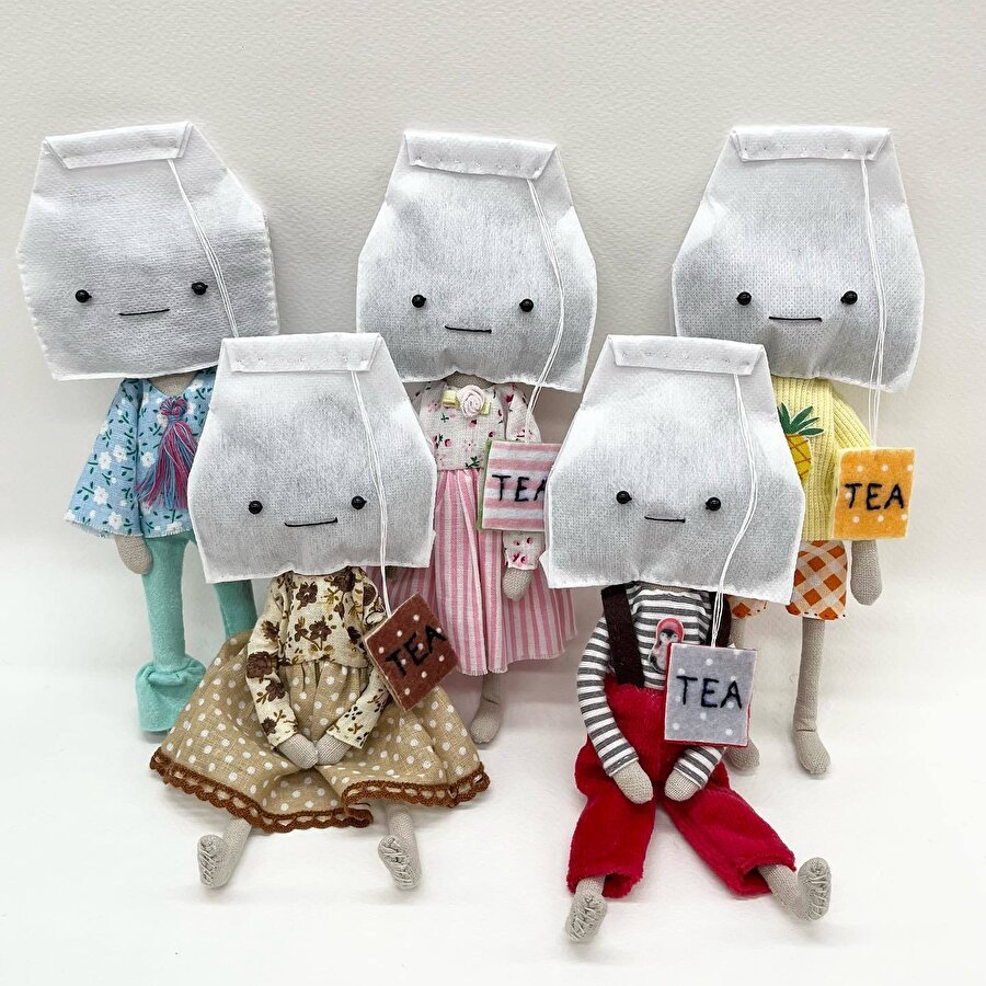 Ukraynalı sanatçı Yulia’dan sevimli kumaş bebekler 👶