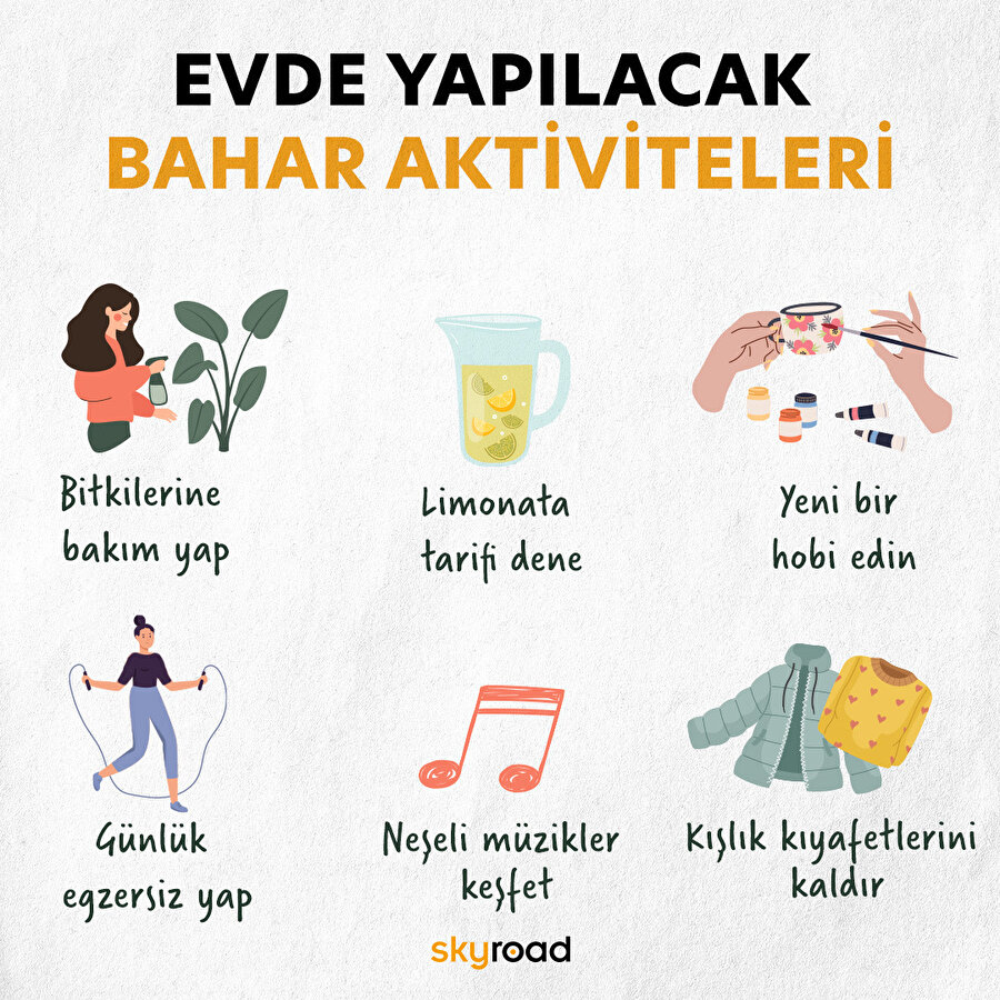 Evde yapılacak bahar aktiviteleri 📌