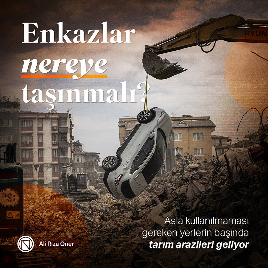 Enkazlar nereye taşınmalı?