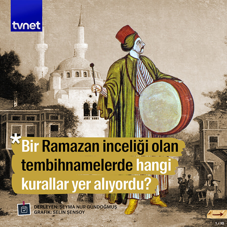 Osmanlı'da Ramazan gelmeden önce yayınlanan tembihnamelerde neler yer alıyordu?