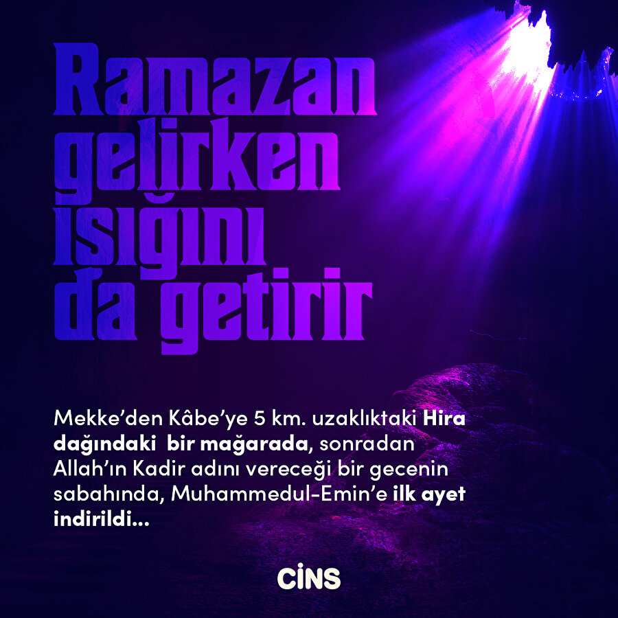 Ramazan gelirken ışığını da getirir