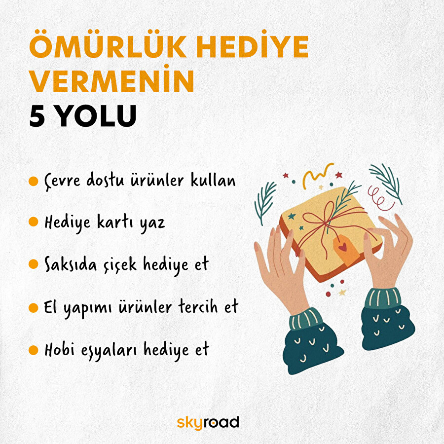 Ömürlük hediye vermenin 5 yolu 🎁