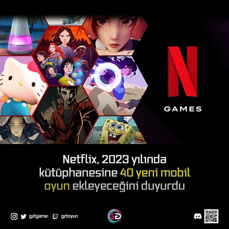 Netflix, 2023 yılında kütüphanesine 40 yeni mobil oyun ekleyeceğini duyurdu