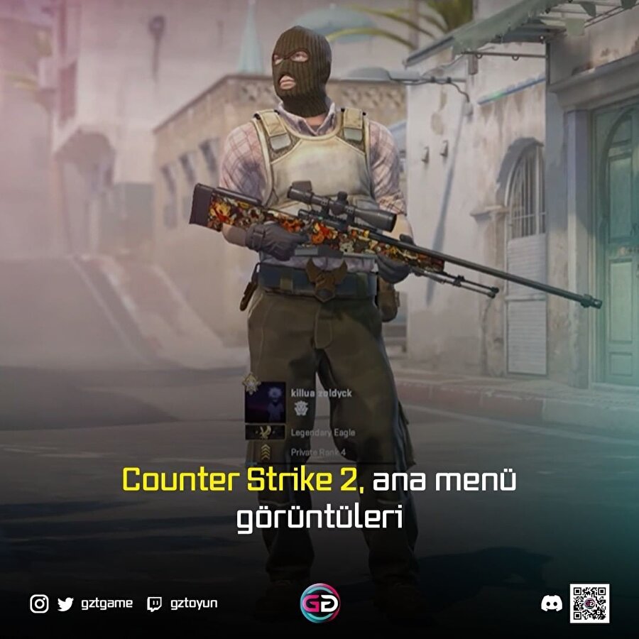 Counter Strike 2, ana menü görüntüleri