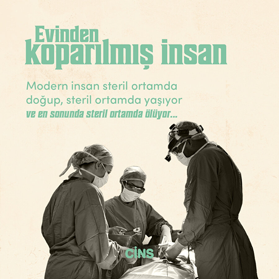 Evinden koparılmış insan