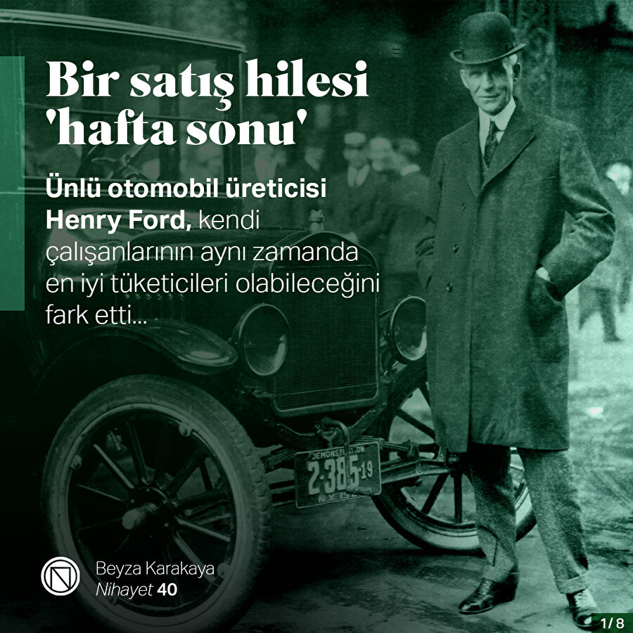 Bir satış hilesi 'hafta sonu'