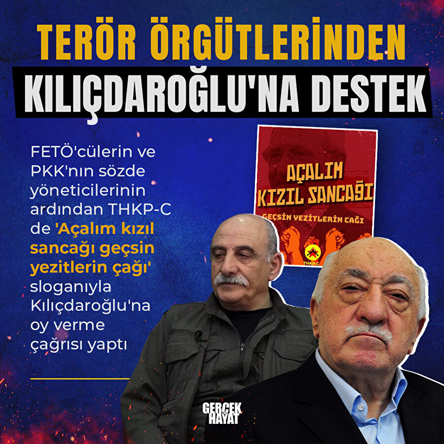 Terör örgütü THKP-C Kılıçdaroğlu'na destek verdi