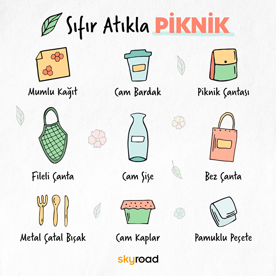 Sıfır atıkla piknik 🙌