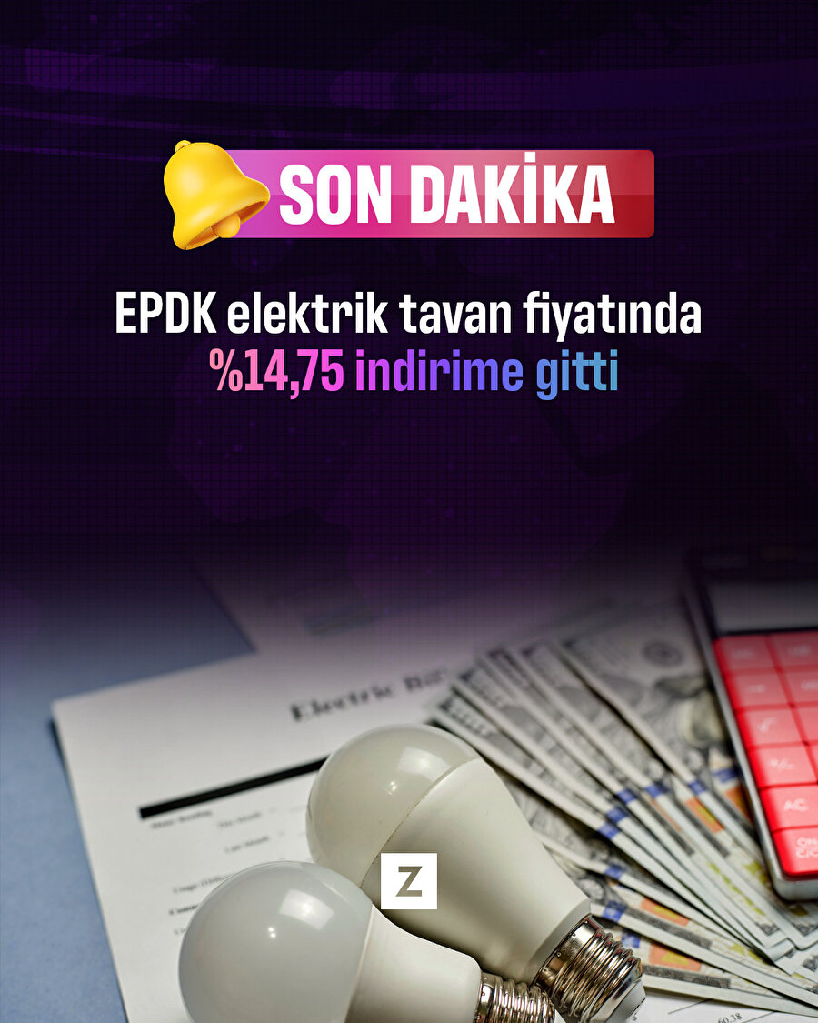 EPDK elektrik tavan fiyatında %14,75 indirime gitti