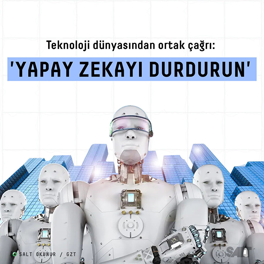 Teknoloji dünyasından ortak çağrı: Yapay zekayı durdurun