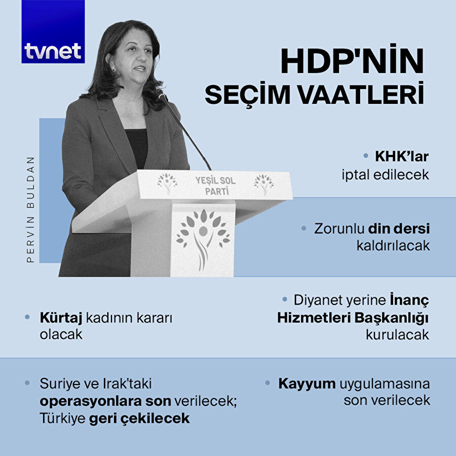 HDP'nin seçim bildirgesinde neler var?