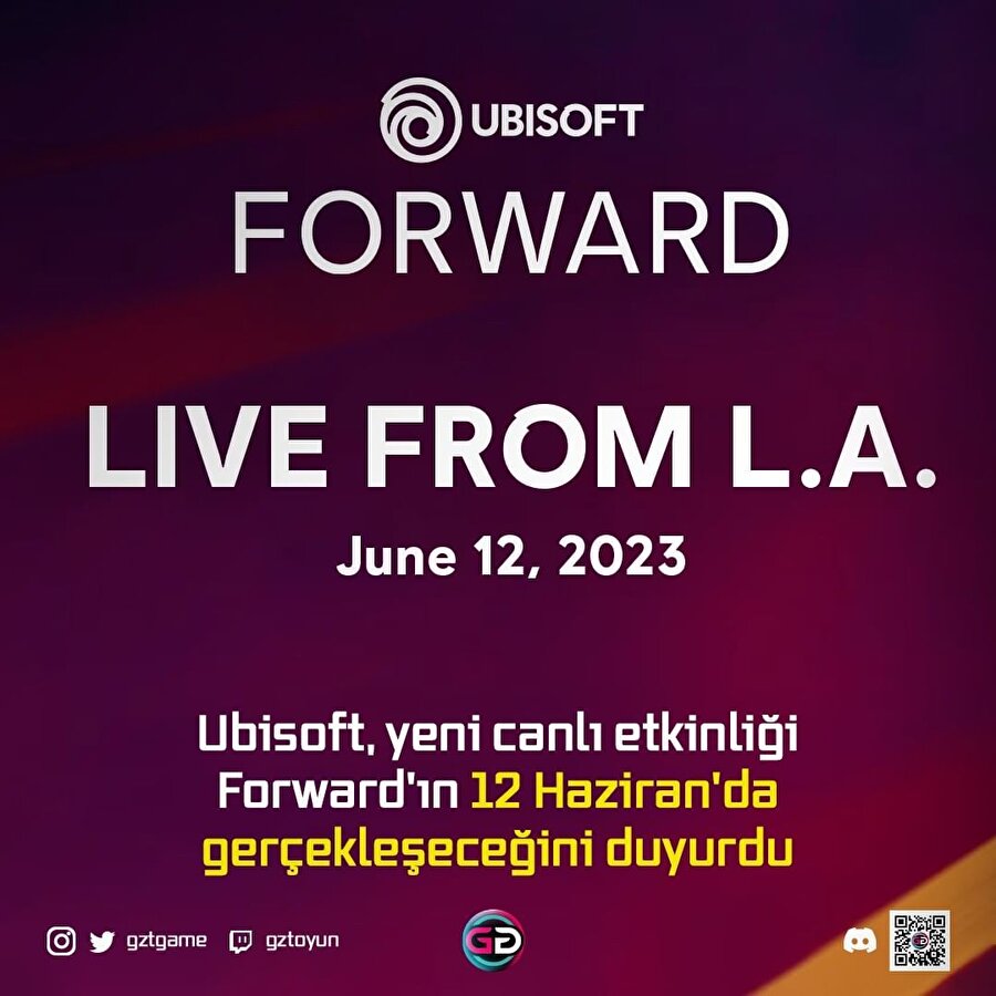 Ubisoft, yeni canlı etkinliği Forward'ın 12 Haziran'da gerçekleşeceğini duyurdu