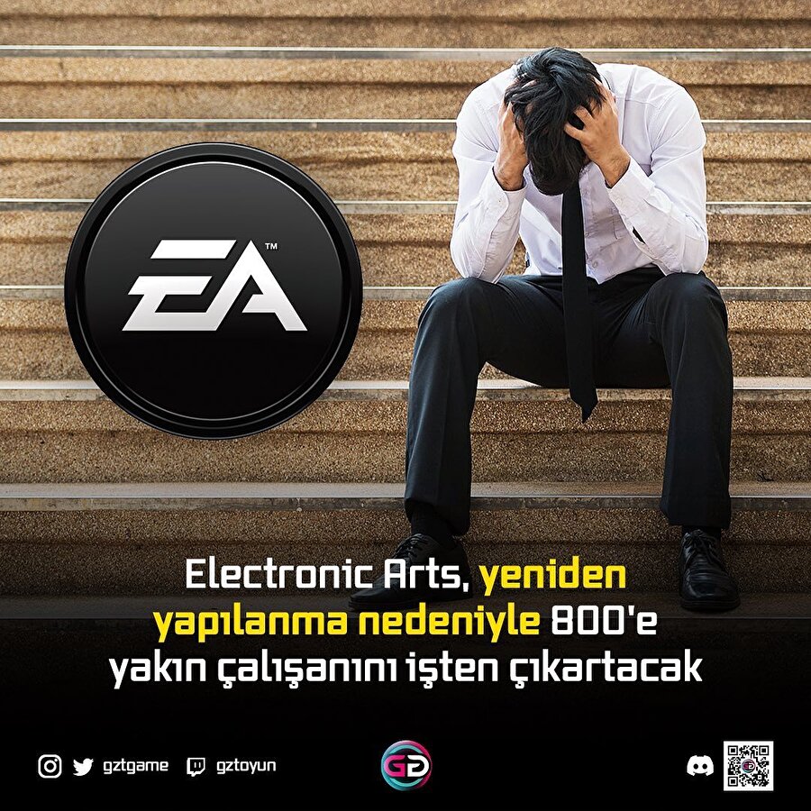 Electronic Arts, yeniden yapılanma nedeniyle 800'e yakın çalışanını işten çıkartacak