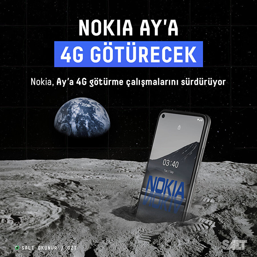 Nokia 4G teknolojisini Ay'a götürecek 