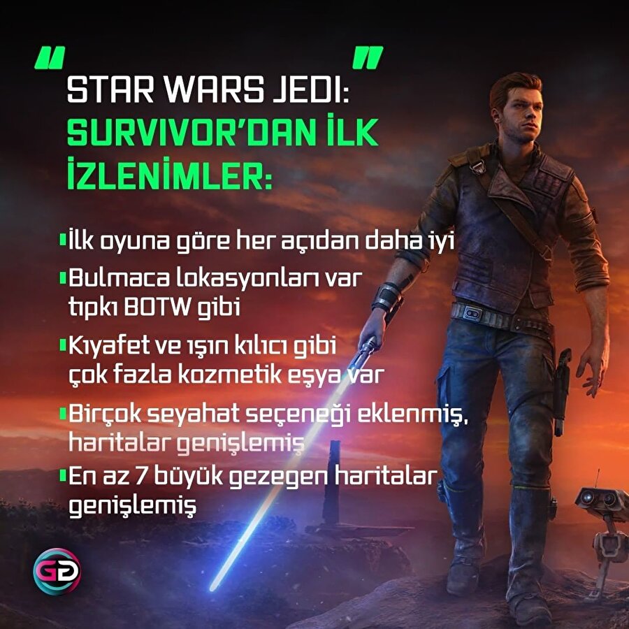 Star Wars Jedi: Survivor'dan ilk izlenimler