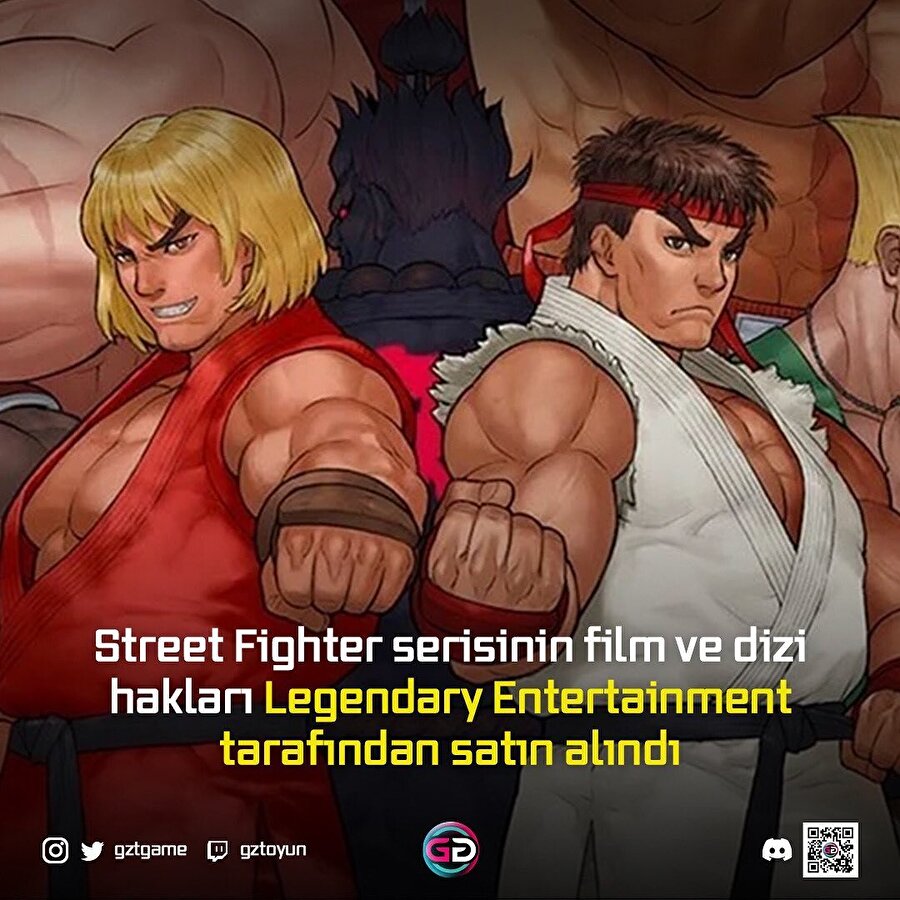 Street Fighter serisinin film ve dizi hakları Legendary Entertainment tarafından satın alındı