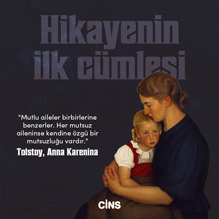 Hikayenin ilk cümlesi 