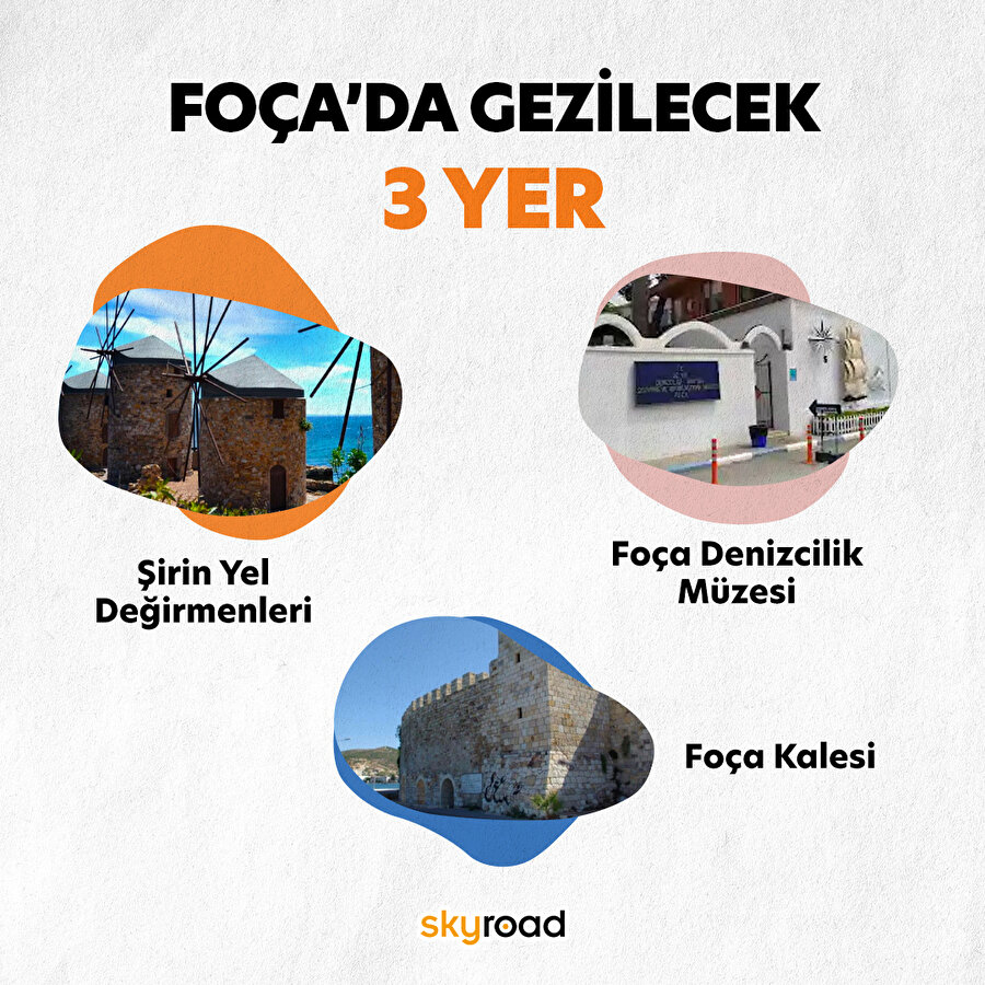 Foça'da gezilecek 3 yer 📍