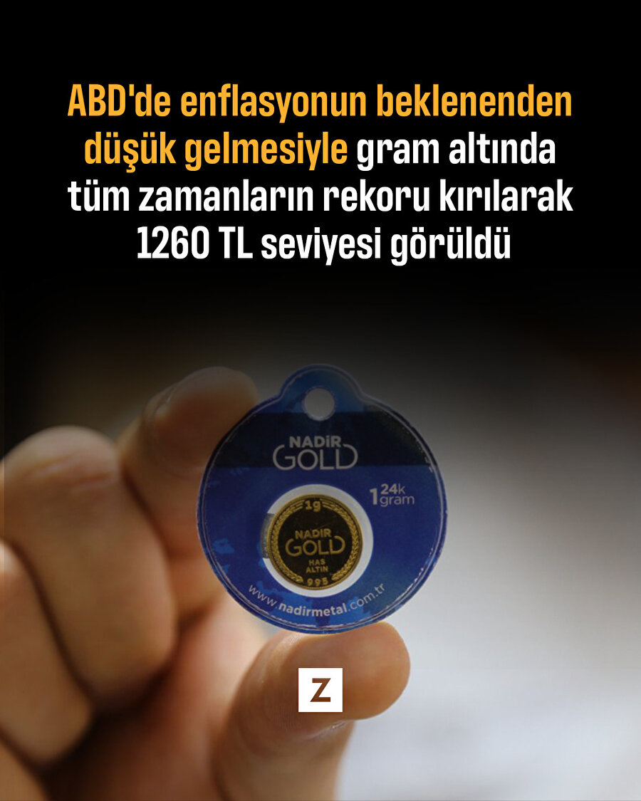 Gram altında yeni rekor